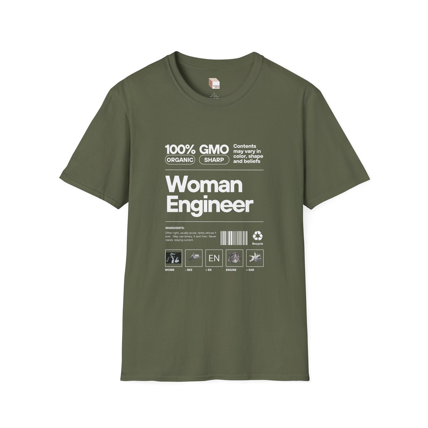 Women Engineer Pun T-Shirt - Unisex Softstyle
