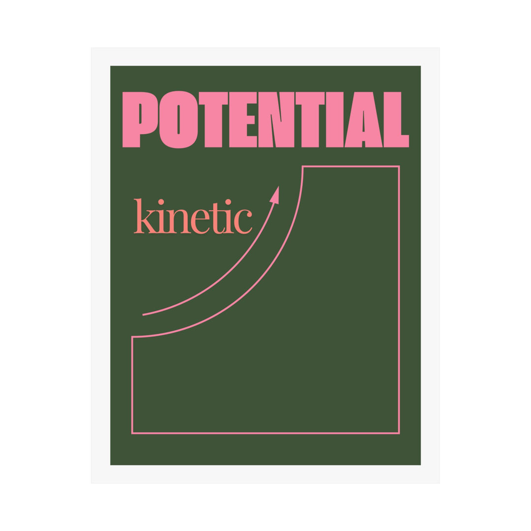 Vertical Posters - Physics and Engineering Pun about Energy - White