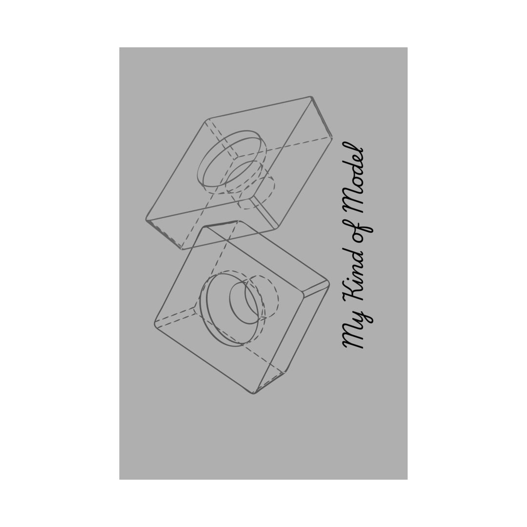 Gray Vertical Posters - Pun for Mechanical Engineer and 3D CAD Designers
