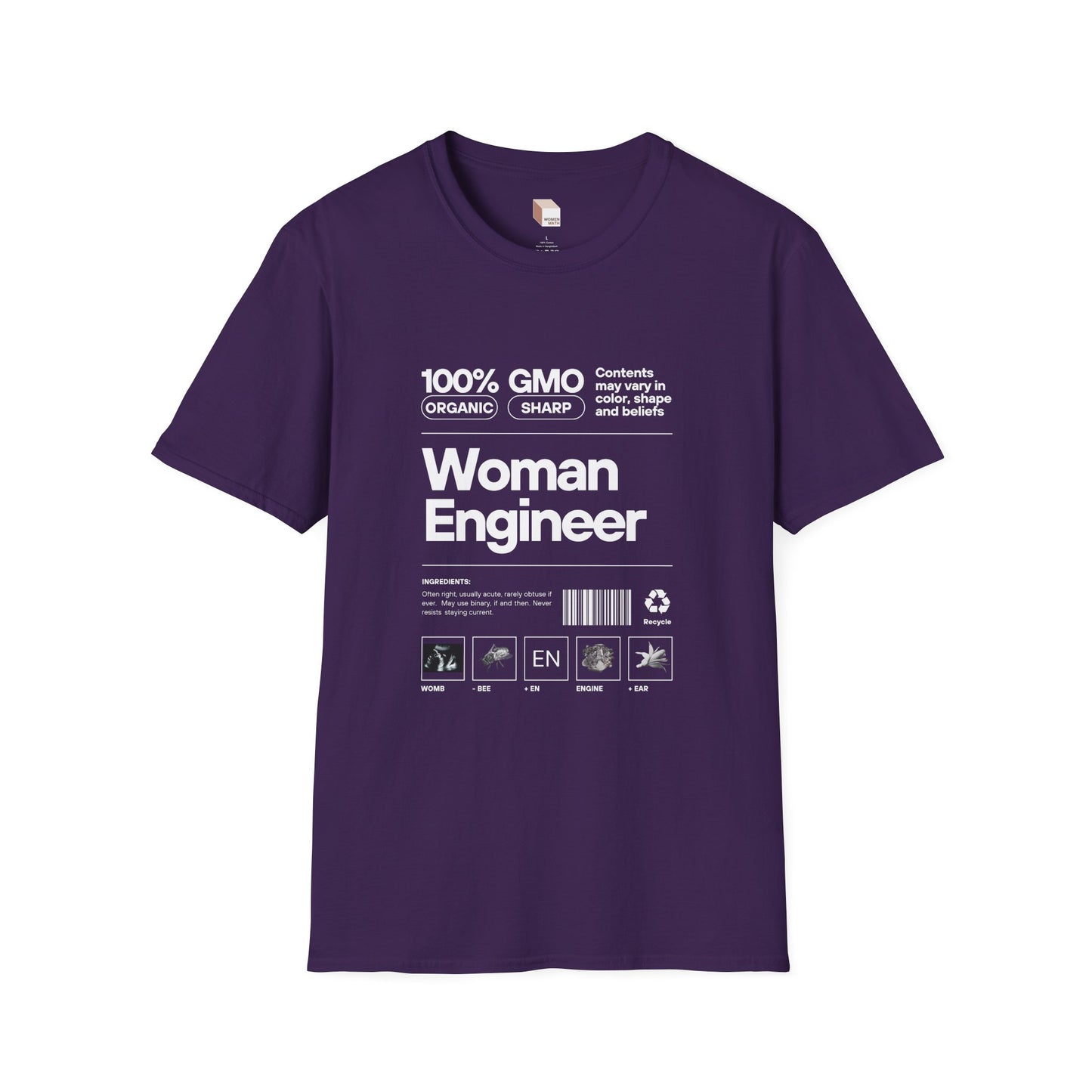 Women Engineer Pun T-Shirt - Unisex Softstyle