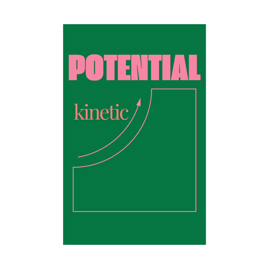 Vertical Posters - Physics and Engineering Pun about Energy - Green