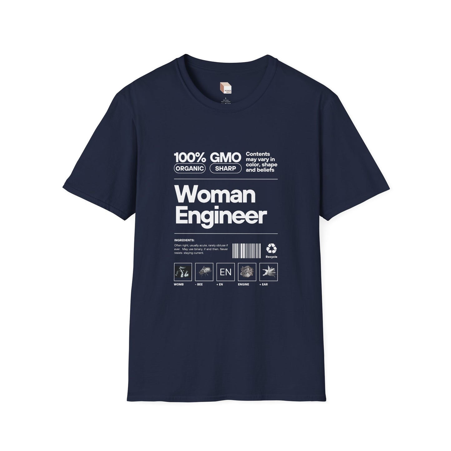 Women Engineer Pun T-Shirt - Unisex Softstyle