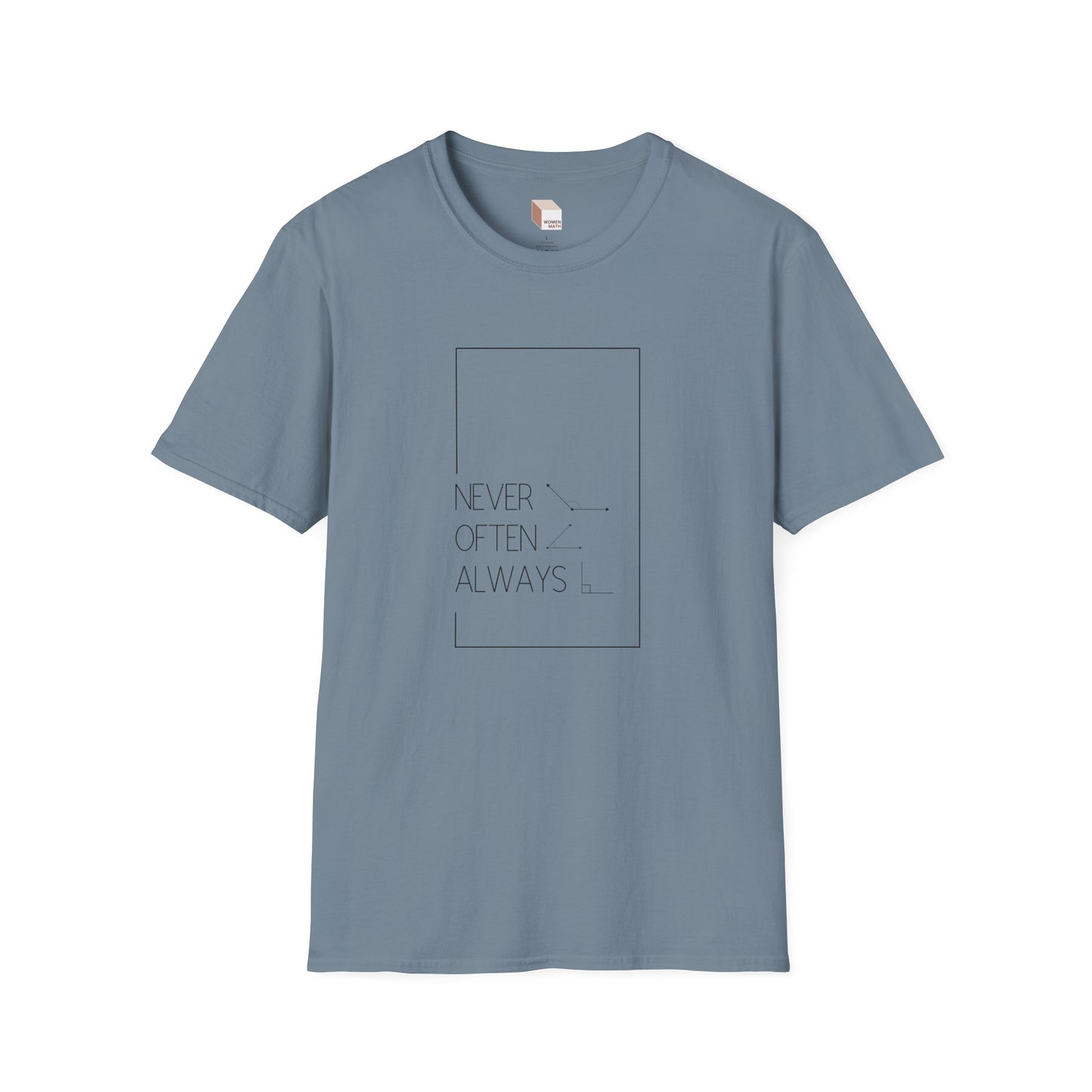 Geometric Pun T-Shirt Light Rarely Obtuse Often Acute Always Right