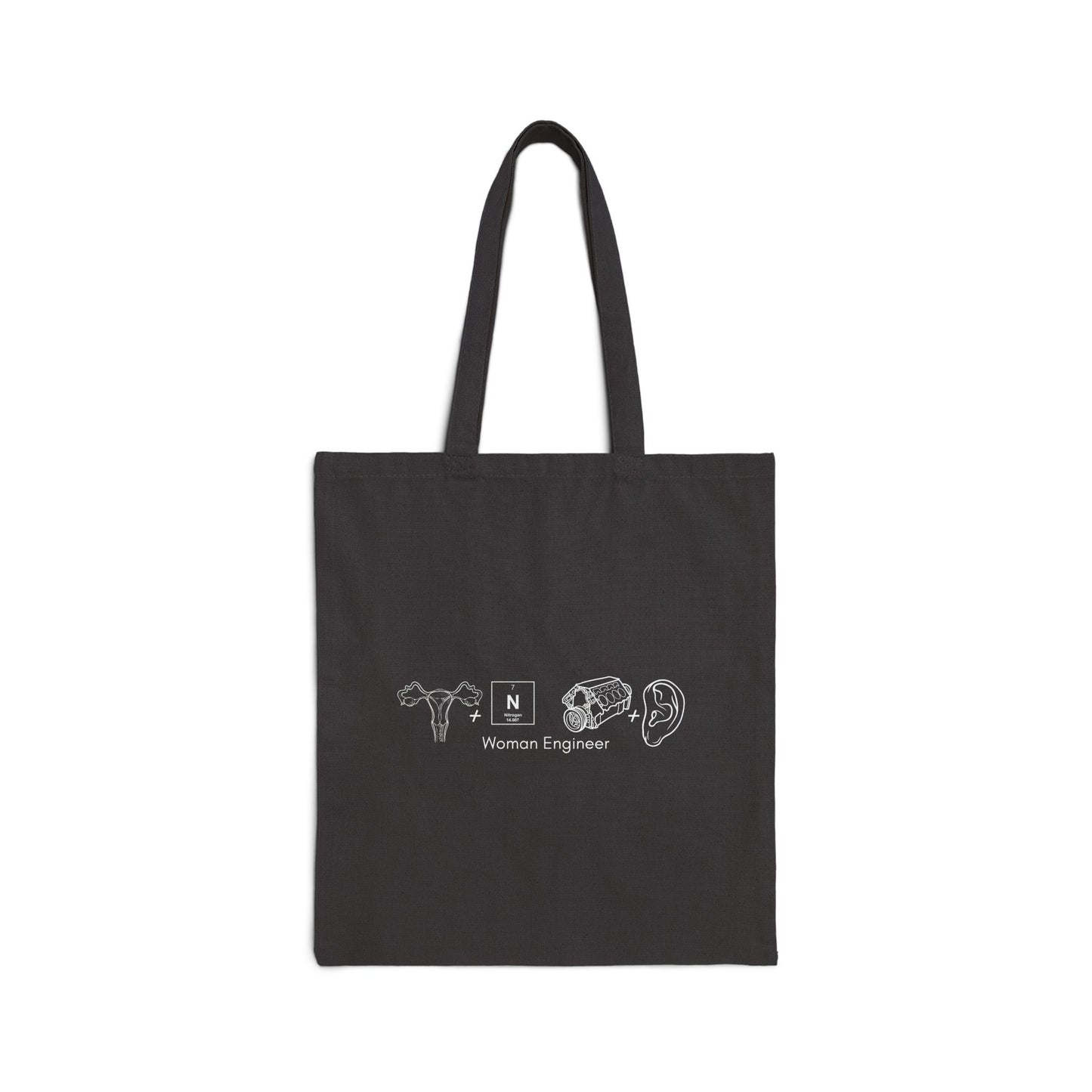 Engineer Tote Bag - Woman Engineer Pictogram