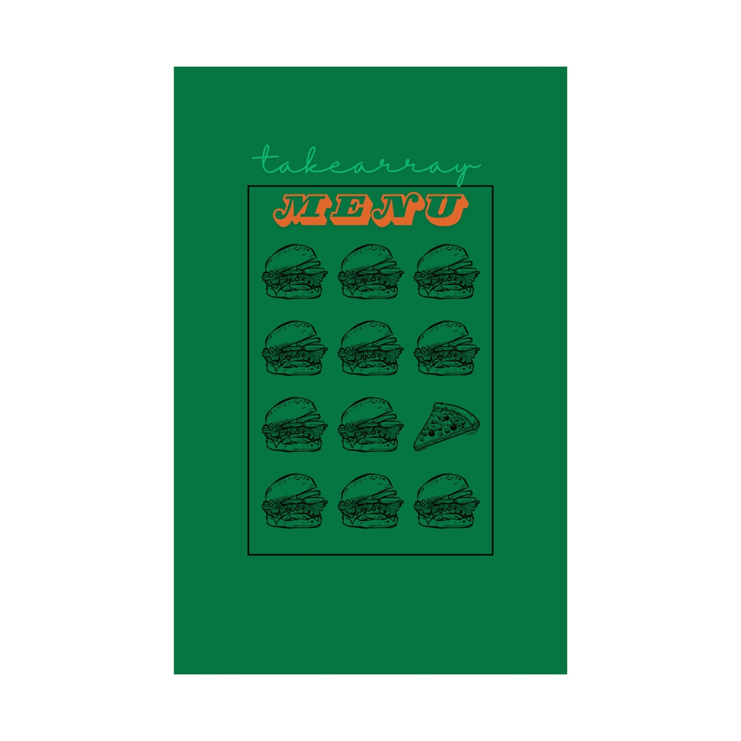 Green Array Math Pun Poster
