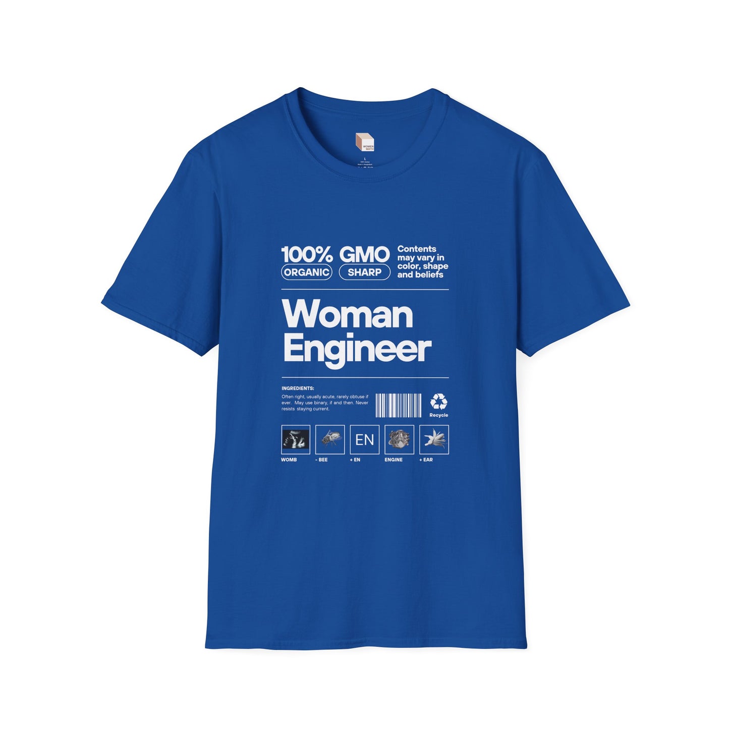 Women Engineer Pun T-Shirt - Unisex Softstyle