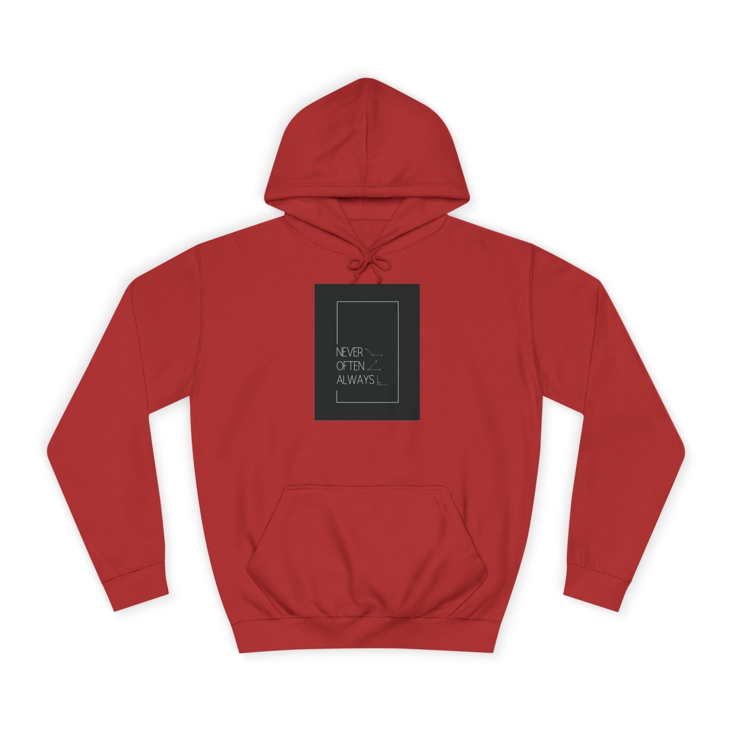 Geometric Puns College Hoodie for Women