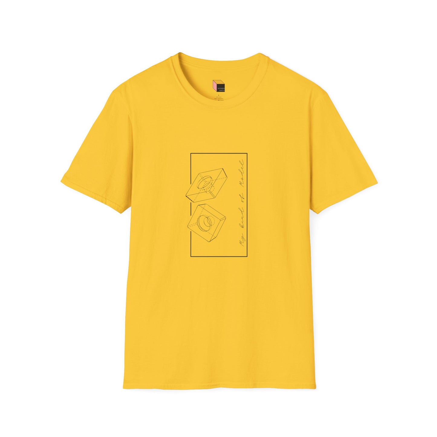 3D Model Pun. Engineer's T-Shirt - colored tees