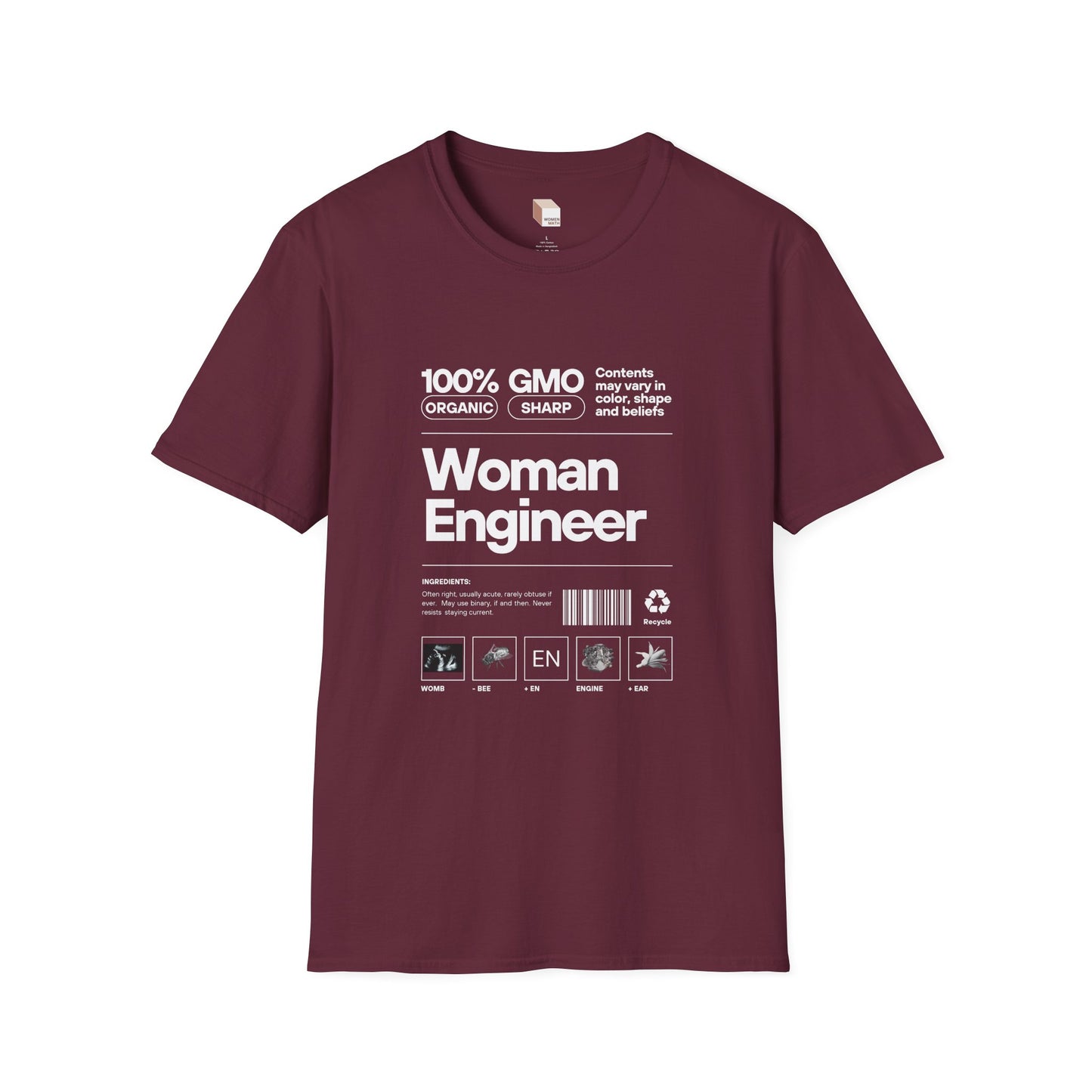 Women Engineer Pun T-Shirt - Unisex Softstyle