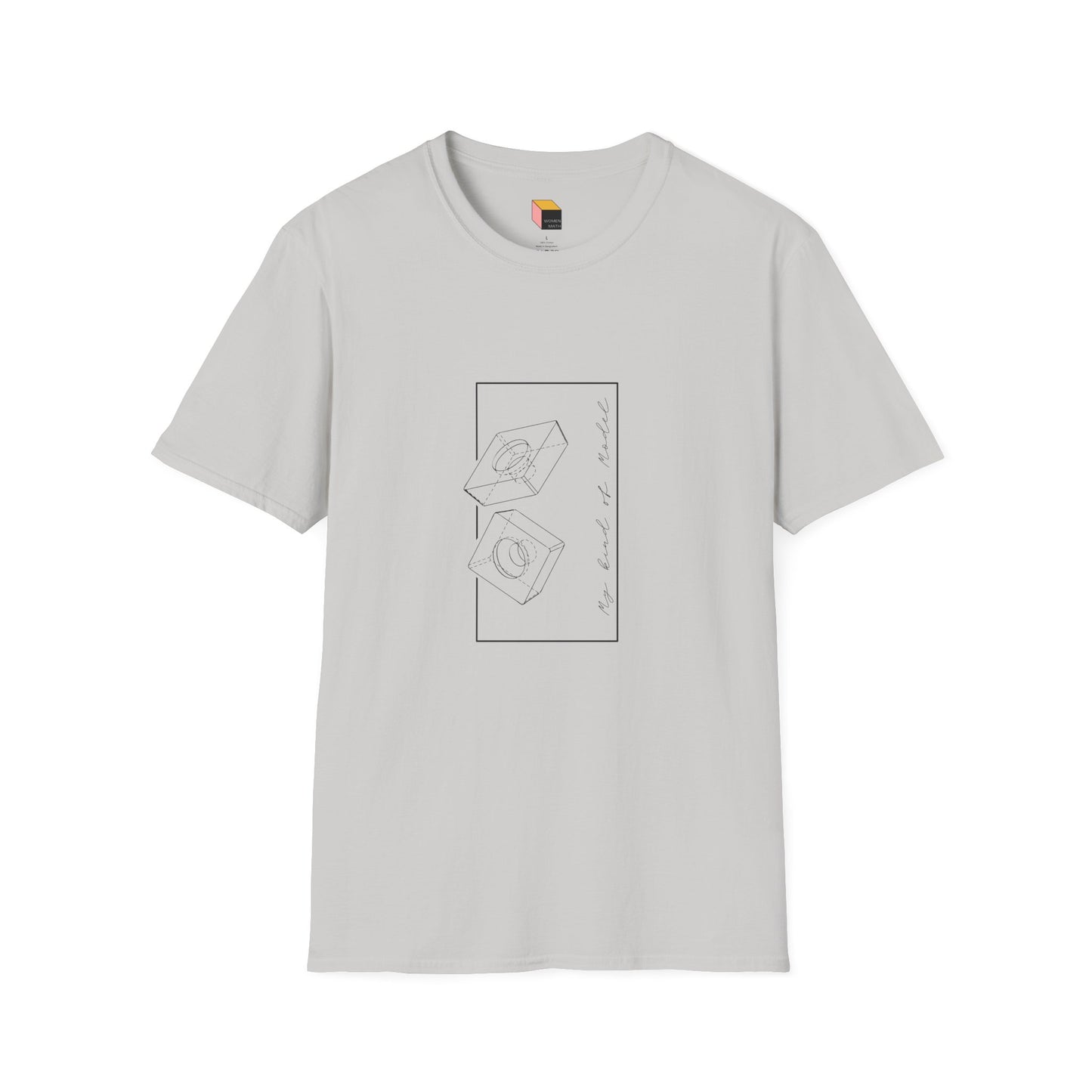 3D Model Pun. Engineer's T-Shirt - colored tees