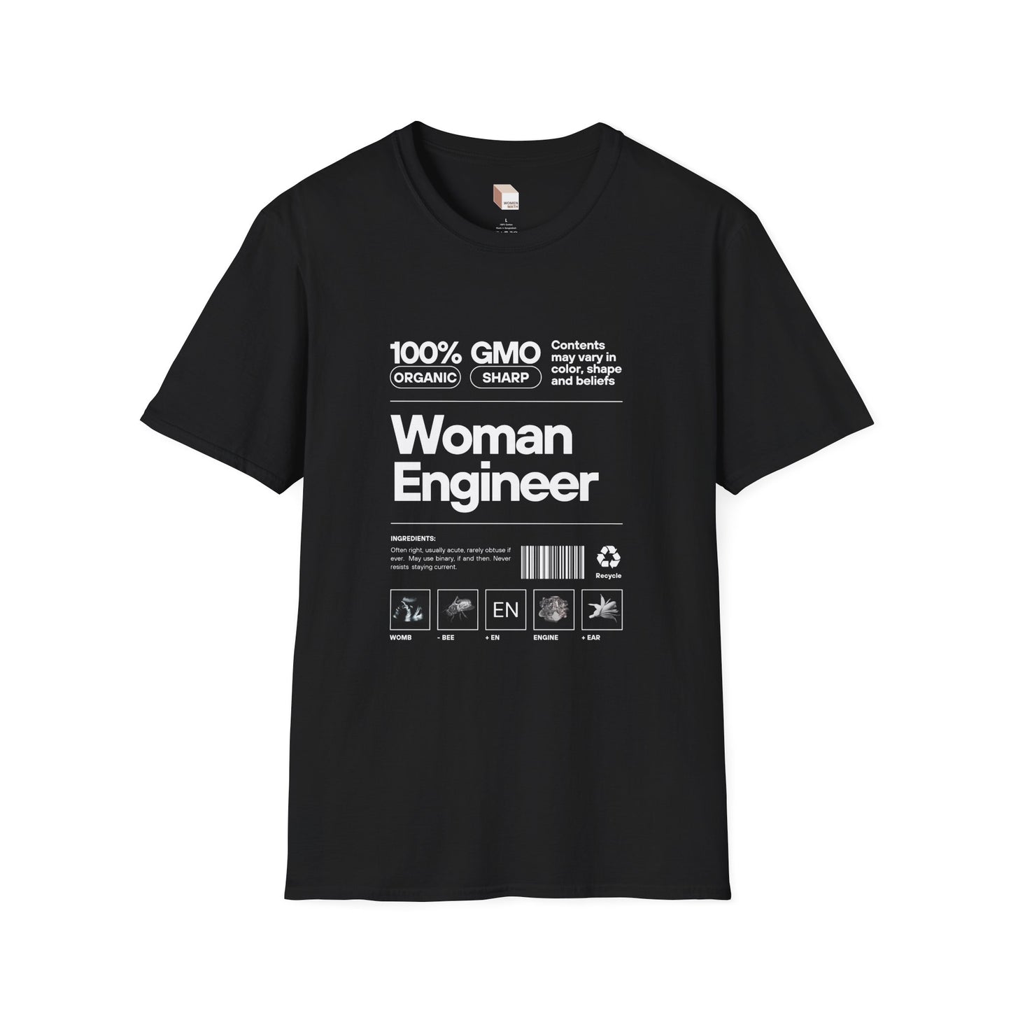 Women Engineer Pun T-Shirt - Unisex Softstyle