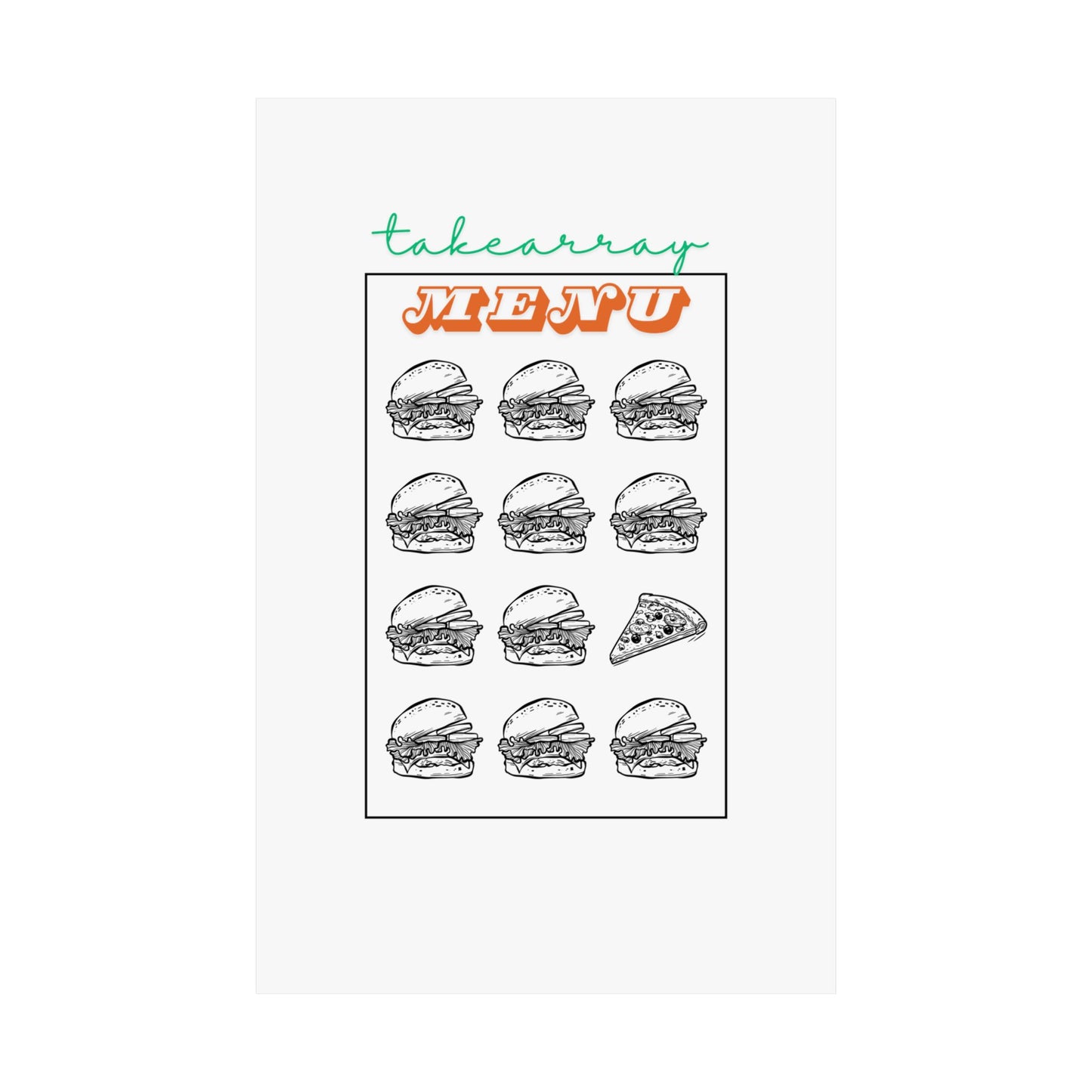 Array Math Pun Poster