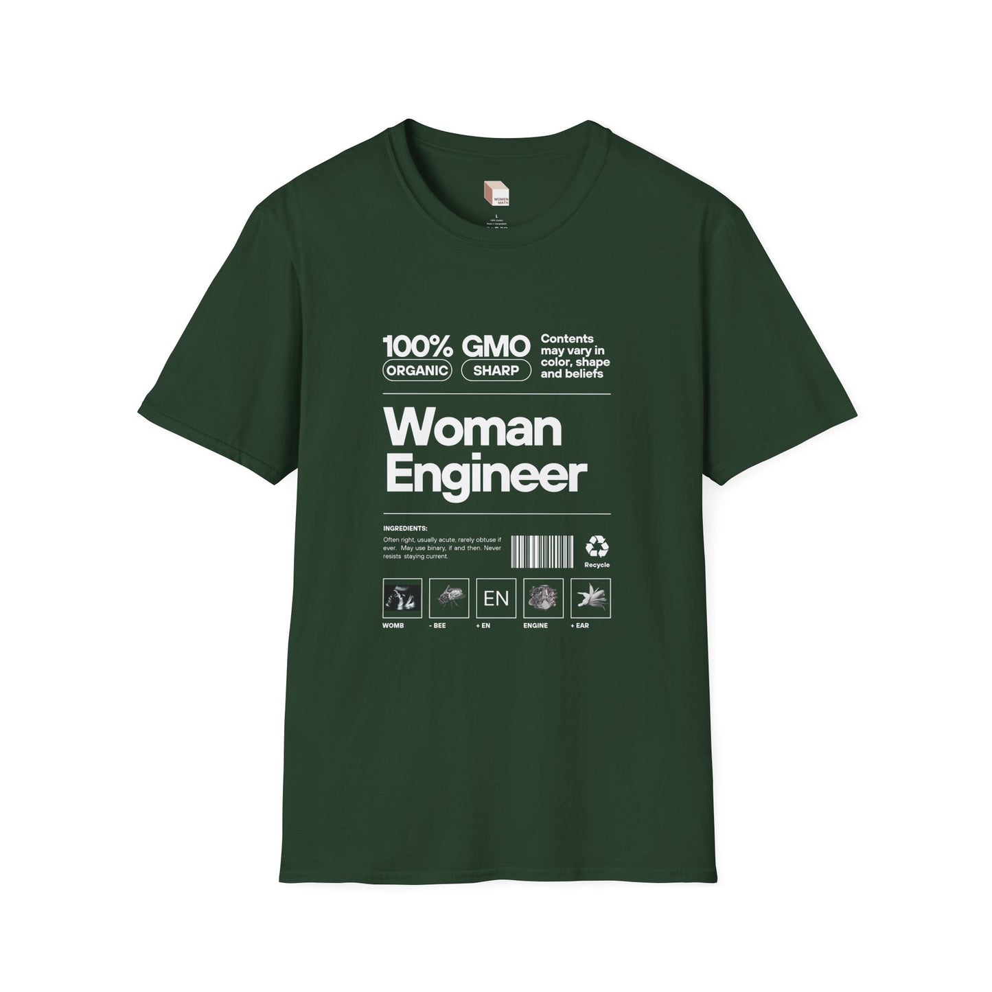 Women Engineer Pun T-Shirt - Unisex Softstyle
