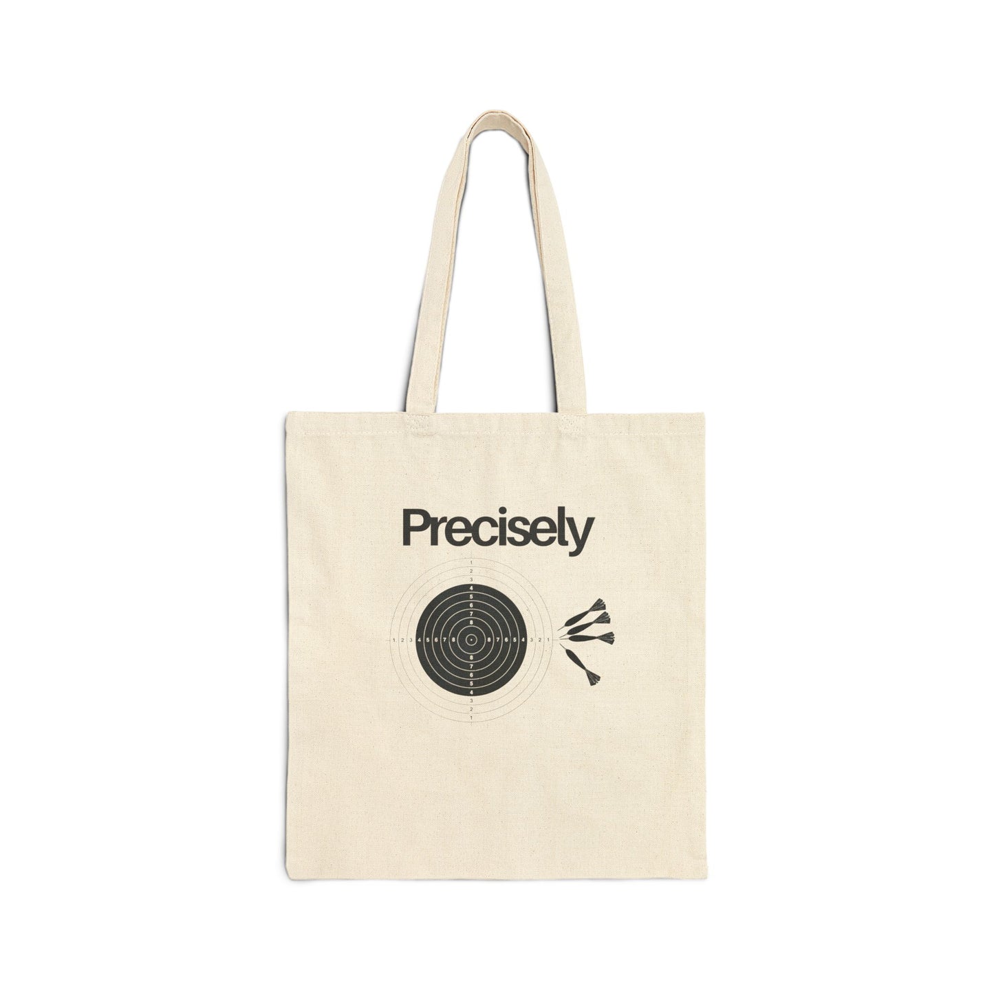 Canvas Tote Bag - Physics Pun about Precision