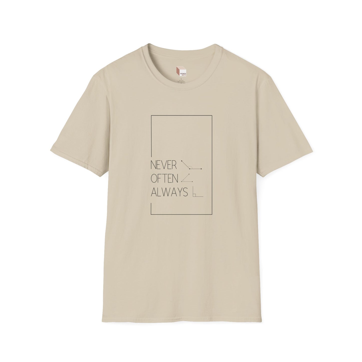 Geometric Pun T-Shirt Light Rarely Obtuse Often Acute Always Right