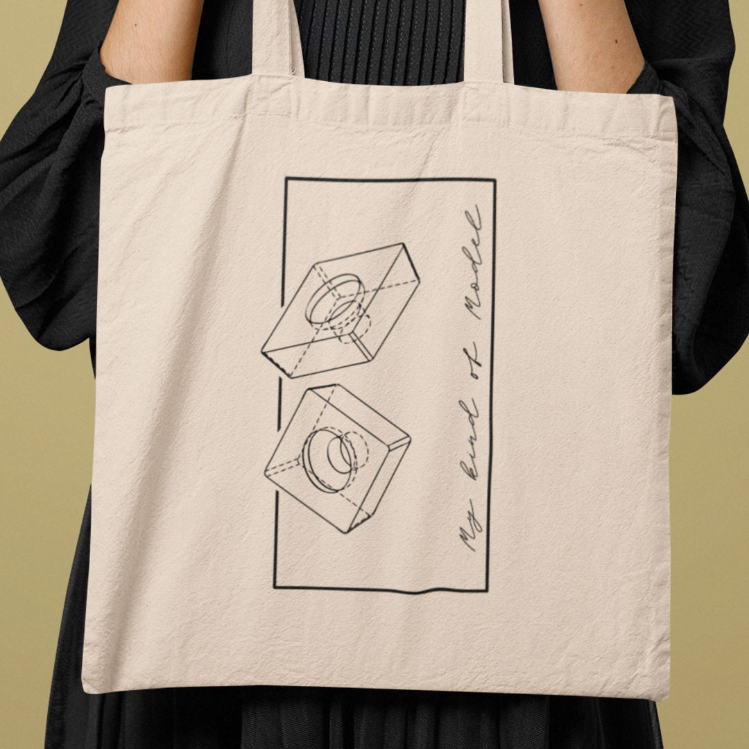 Tote Bag Mechanical Engineer 3D CAD Pun