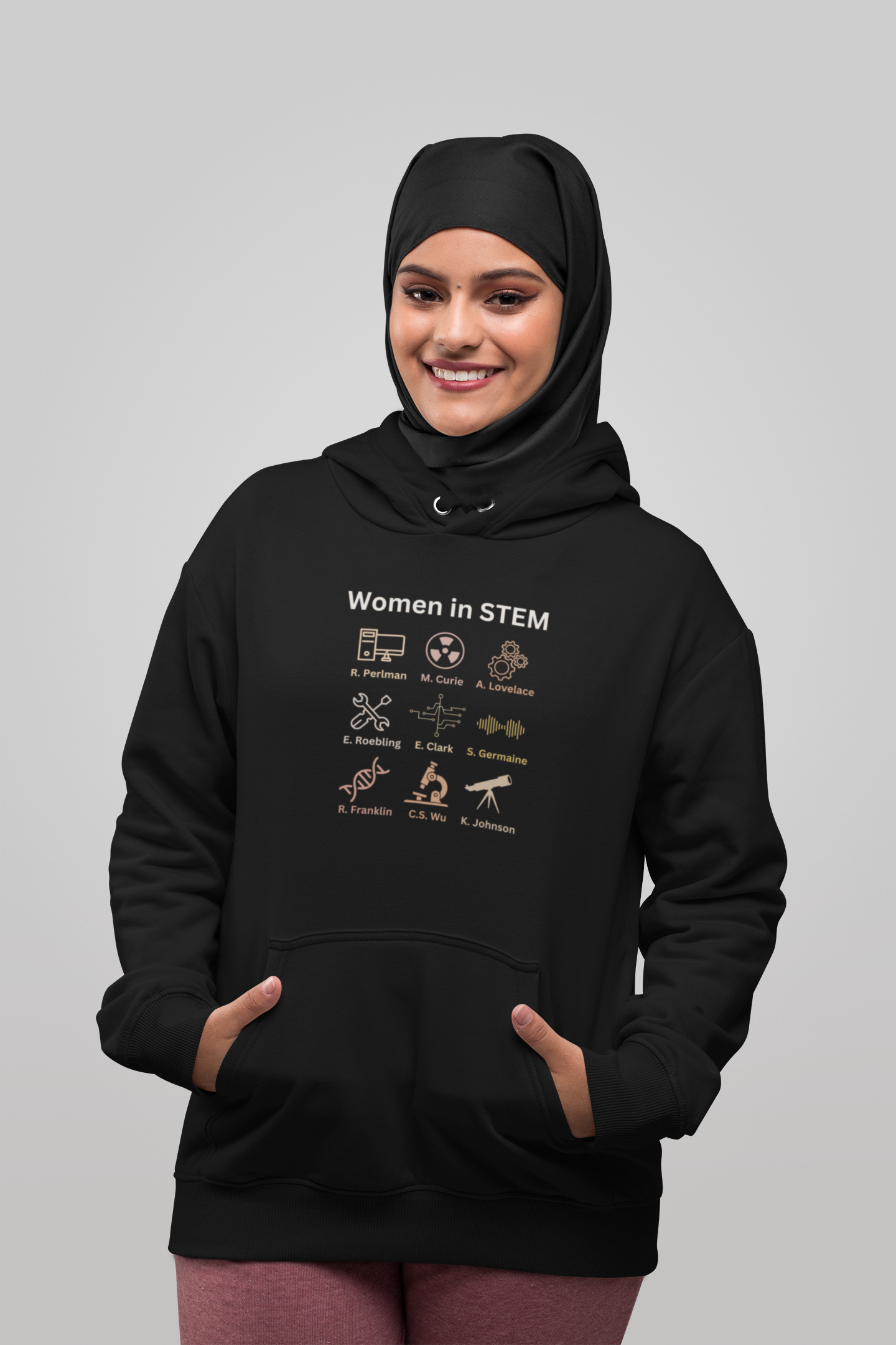 Pioneering Women in STEM Hoodie for Women
