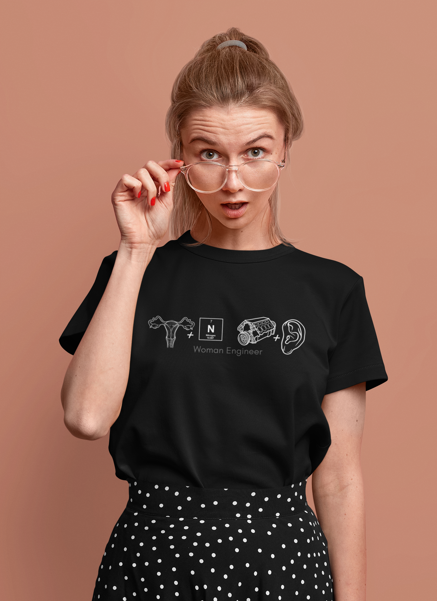 Woman Engineer Pictogram T-Shirt