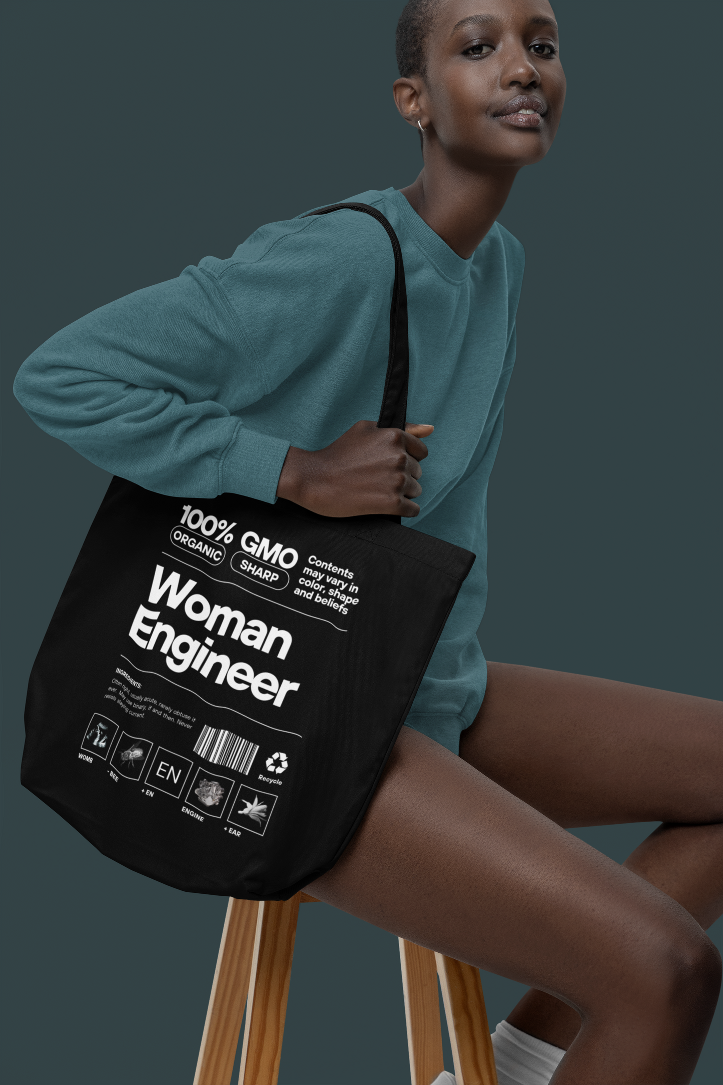 Female Engineer Tote Bag