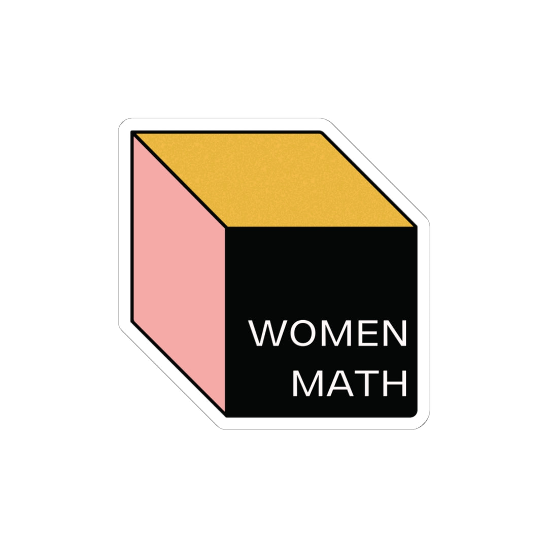 Women Math Logo Stickers