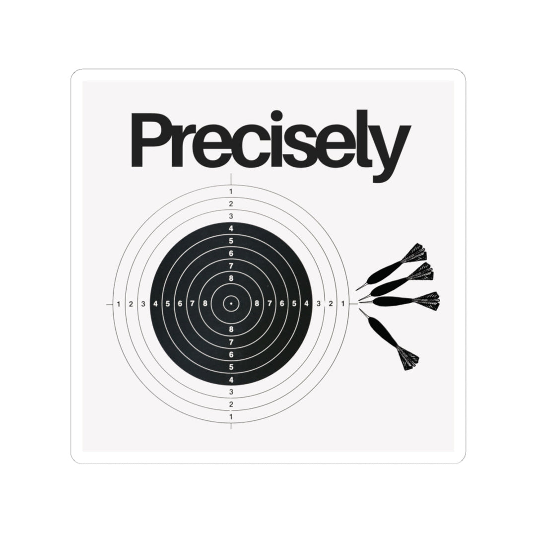 Sticker Precision Physics Pun Kiss-Cut Stickers Product vendor