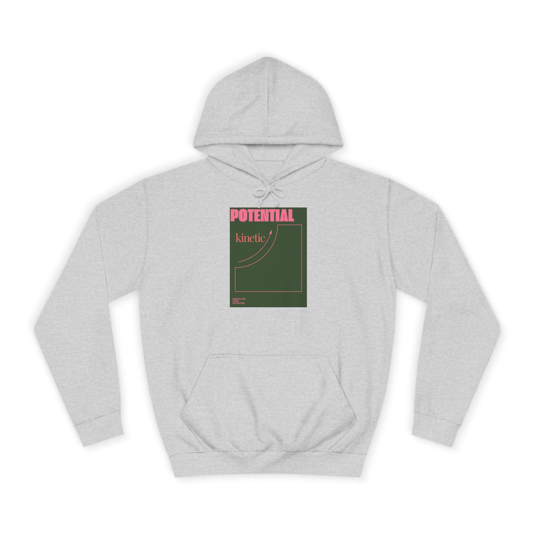 Science Pun College Hoodie - Potential Kinetic Energy