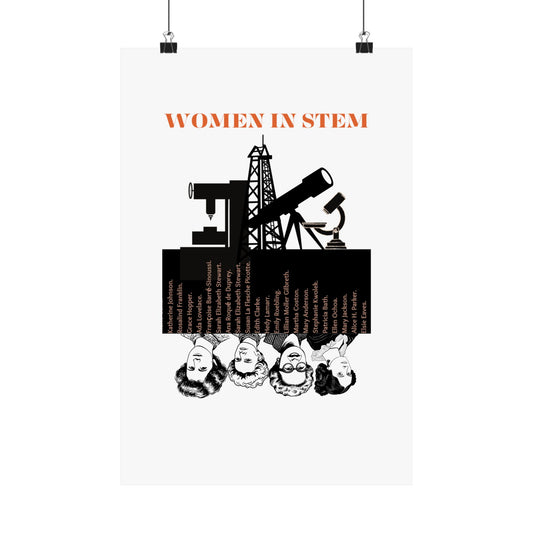 Vertical Poster - Female Pioneers in STEM Empowerment