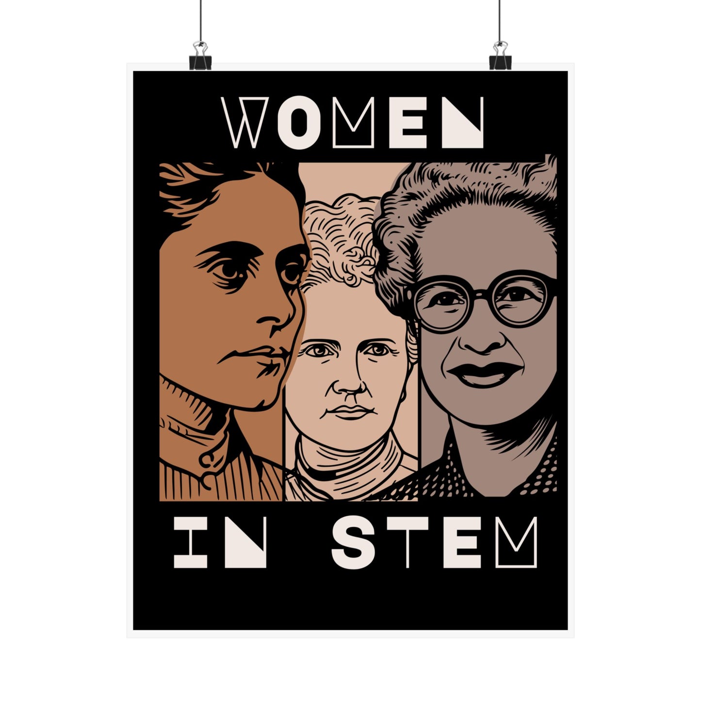 STEM Women Vertical Poster