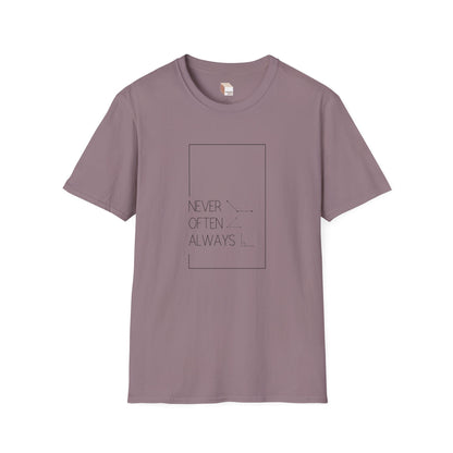 Geometric Pun T-Shirt Light Rarely Obtuse Often Acute Always Right
