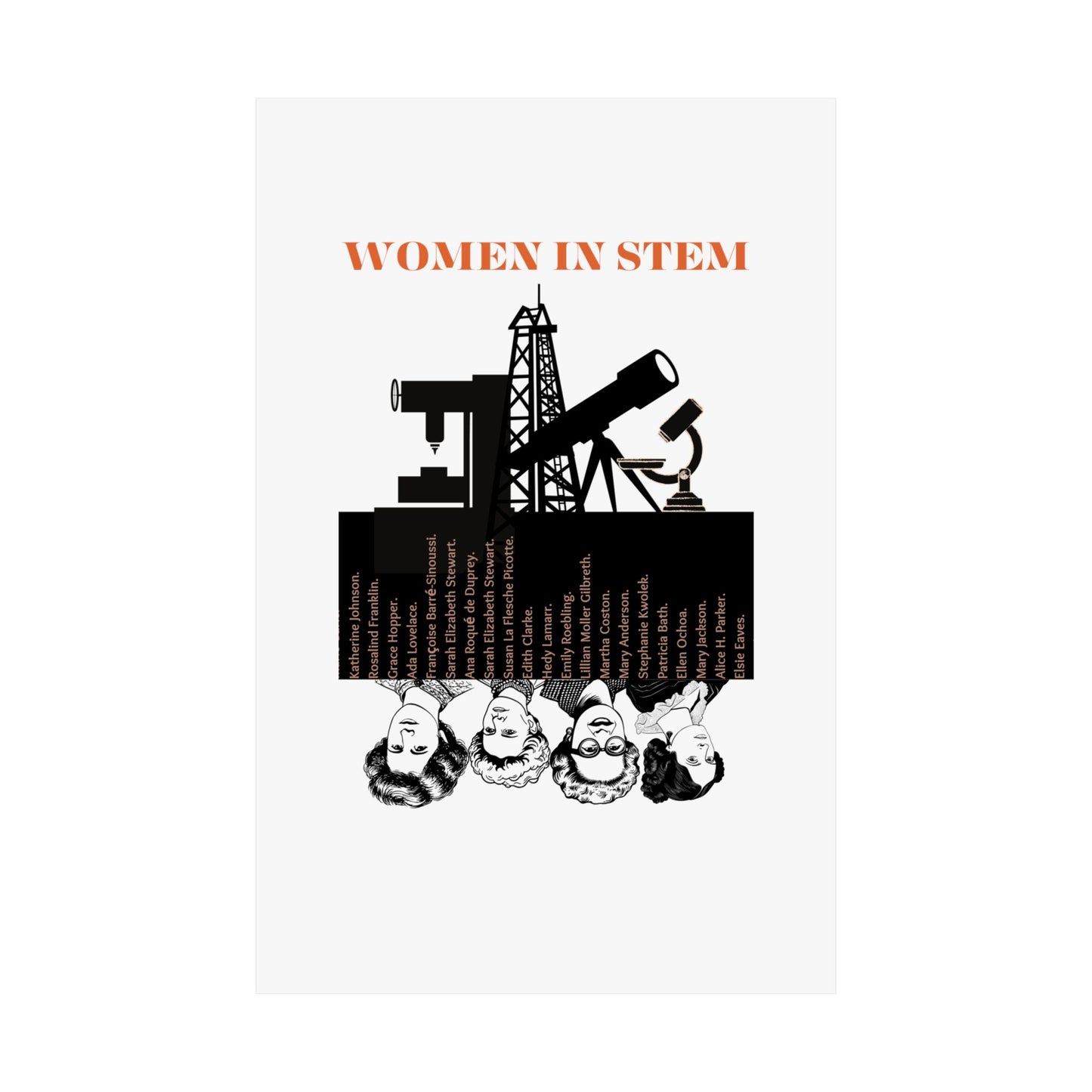 Vertical Poster - Female Pioneers in STEM Empowerment