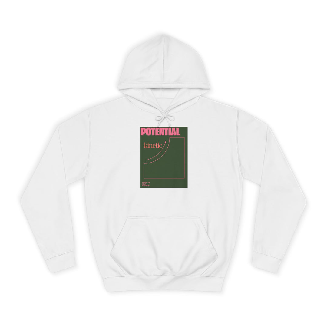 Science Pun College Hoodie - Potential Kinetic Energy