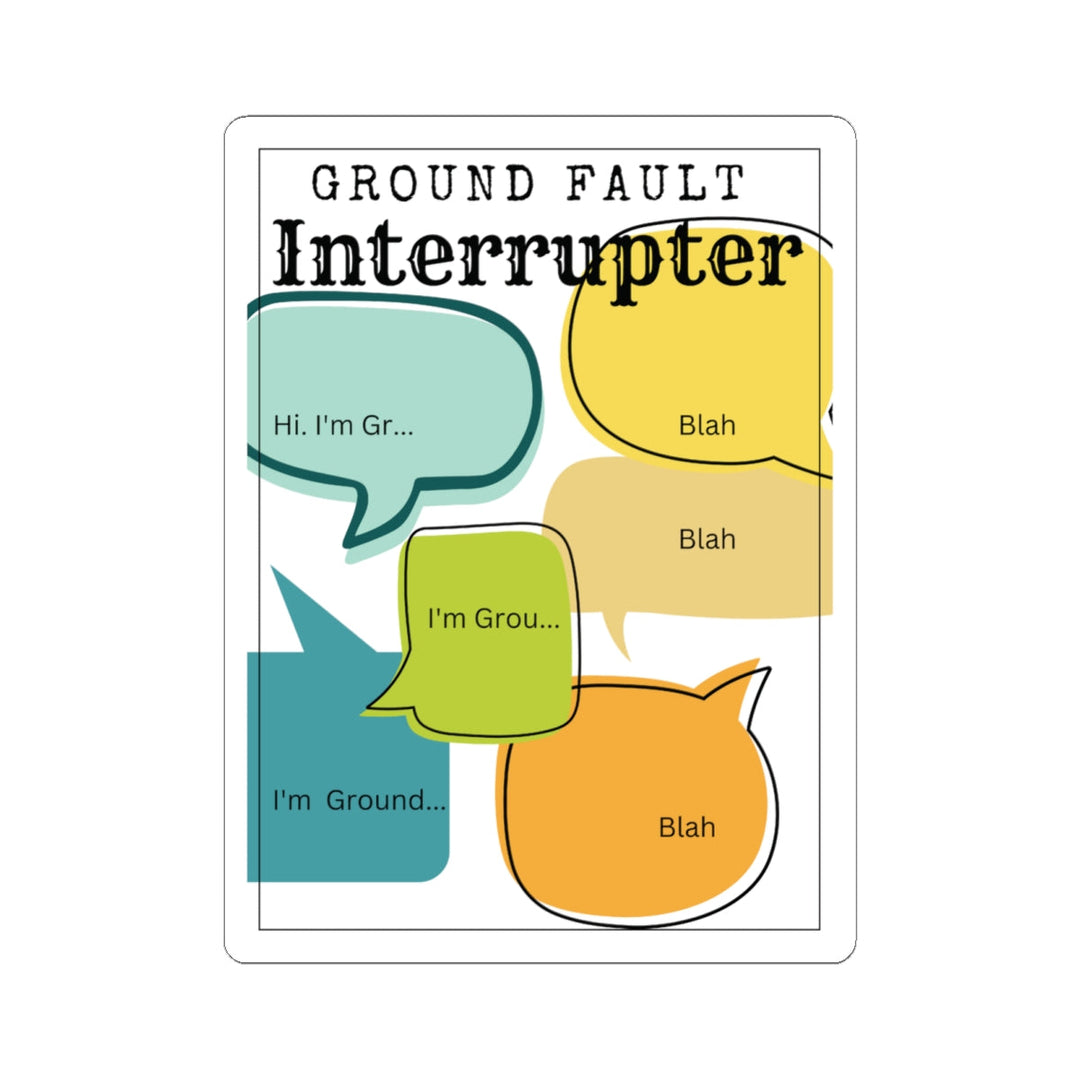 Sticker Set: GFI Technician Pun Product vendor