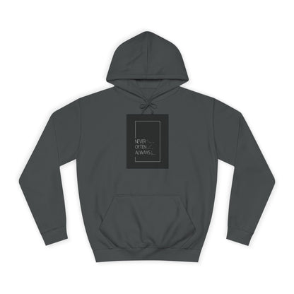 Geometric Puns College Hoodie for Women