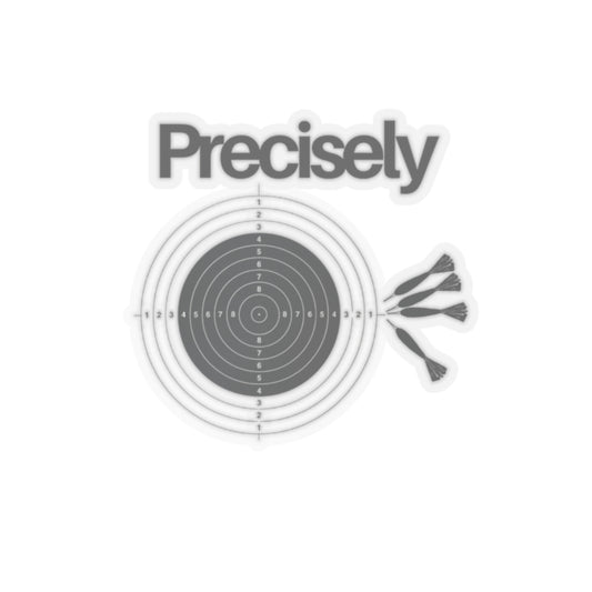 Sticker Precision Physics Pun Kiss-Cut Stickers