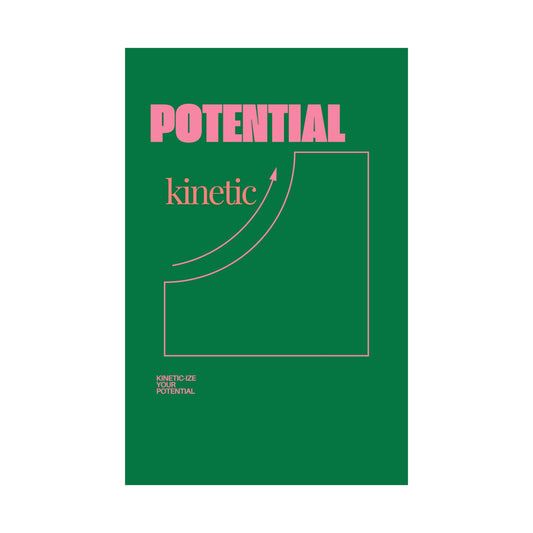 Vertical Posters - Physics and Engineering Pun about Energy - Green