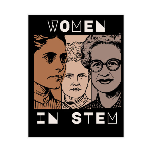STEM Women Vertical Poster