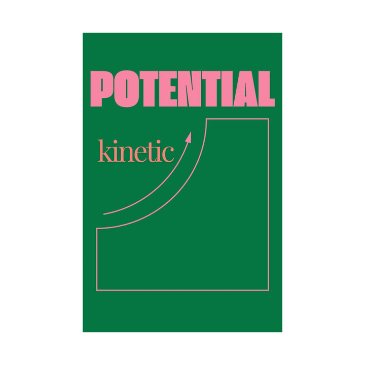 Vertical Posters - Physics and Engineering Pun about Energy - Green Product vendor