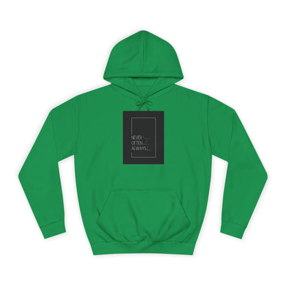 Geometric Puns College Hoodie for Women