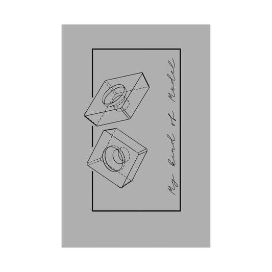 Gray Vertical Posters - Pun for Mechanical Engineer and 3D CAD Designers