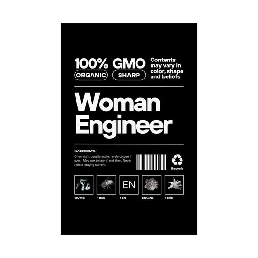 Woman Engineer Poster