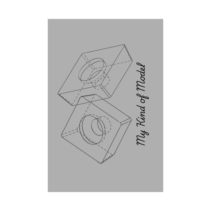 Gray Vertical Posters - Pun for Mechanical Engineer and 3D CAD Designers Product vendor