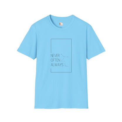 Geometric Pun T-Shirt Light Rarely Obtuse Often Acute Always Right