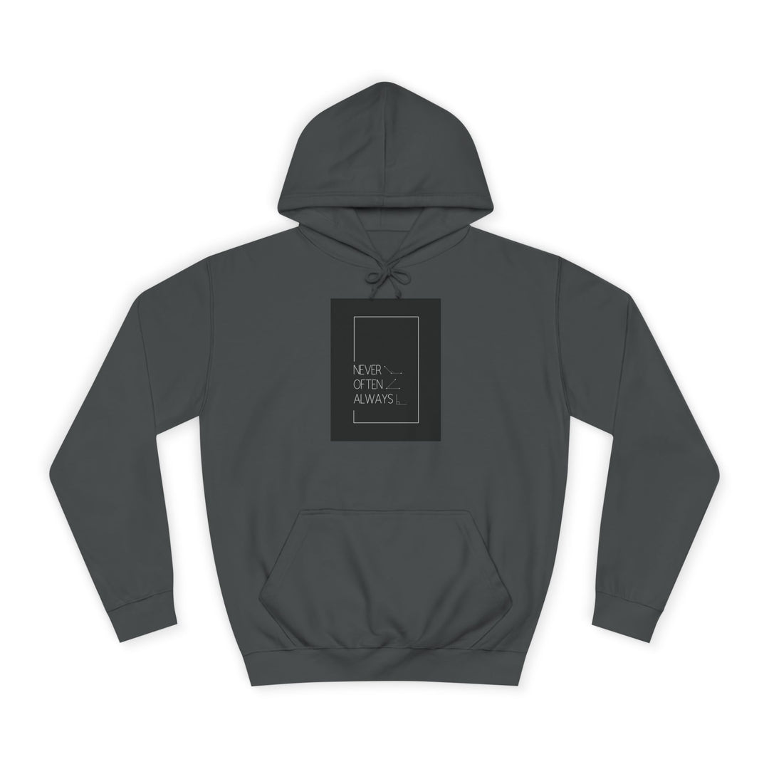 Geometric Puns College Hoodie for Women