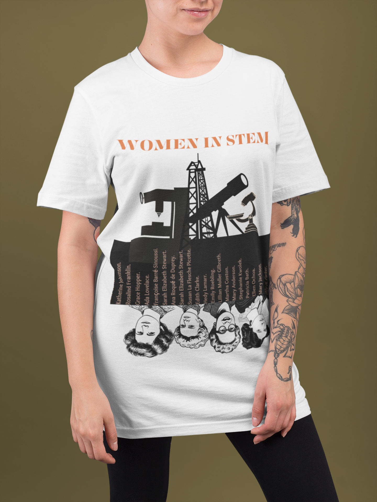 Women of STEM portraits T-Shirt - Present ideas for engineers Product vendor