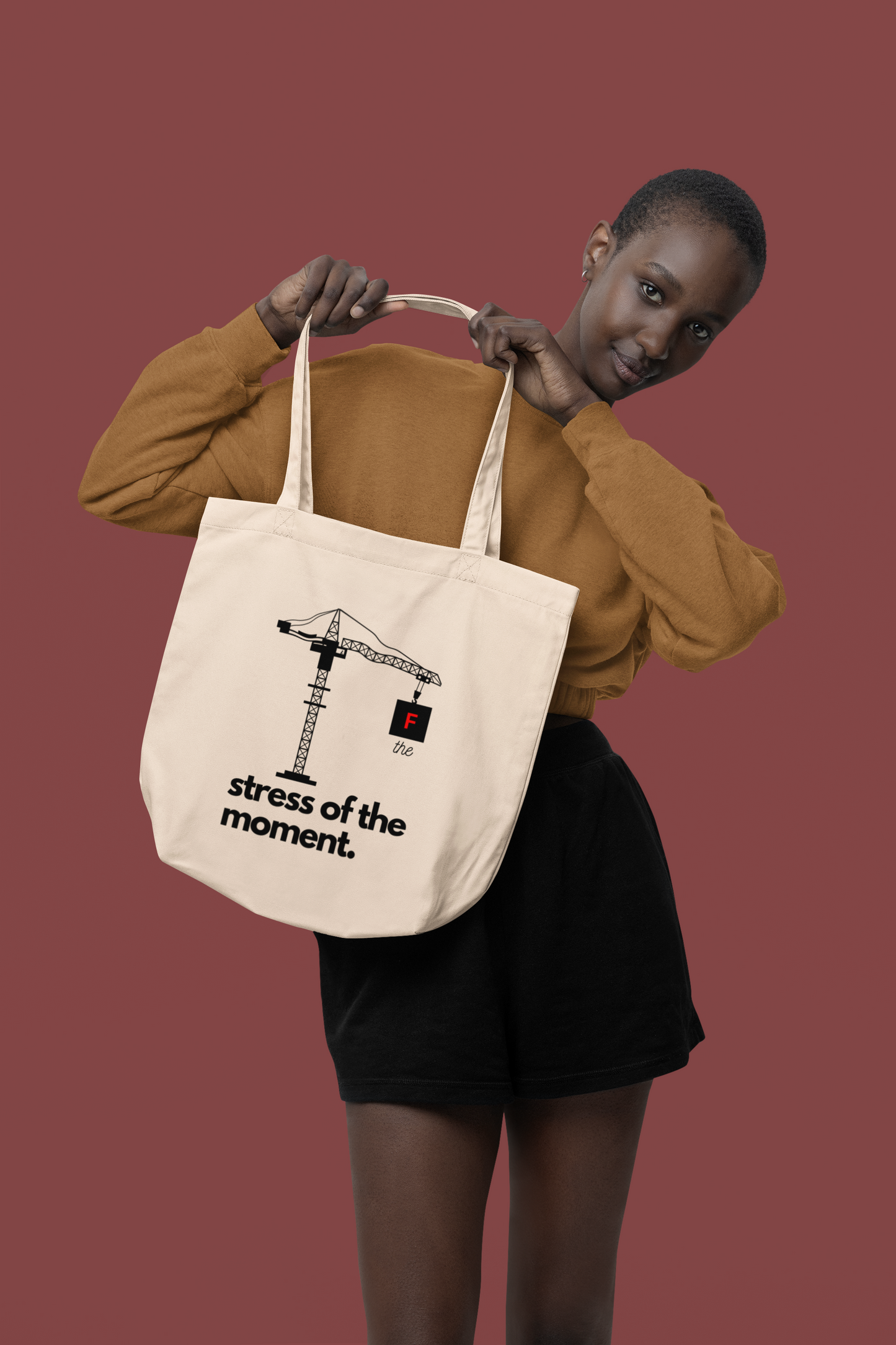 Canvas Tote Bag - Structural Engineering Stress Relief Design