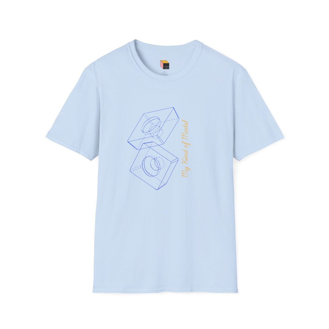 3D Model Pun. Engineer's T-Shirt
