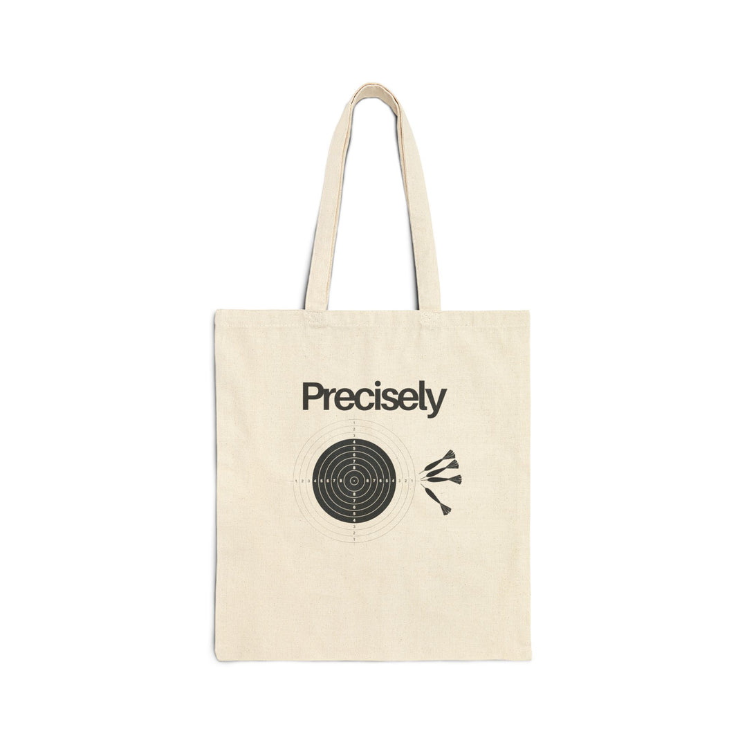 Canvas Tote Bag - Physics Pun about Precision