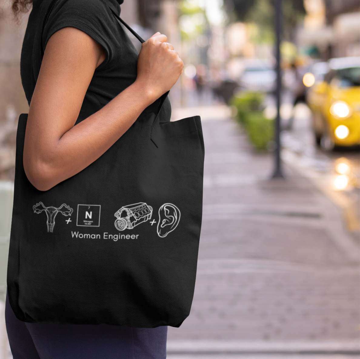 Woman Engineer Tote Bag