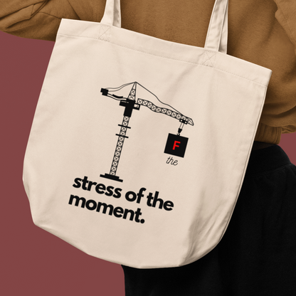 Canvas Tote Bag - Structural Engineering Stress Relief Design