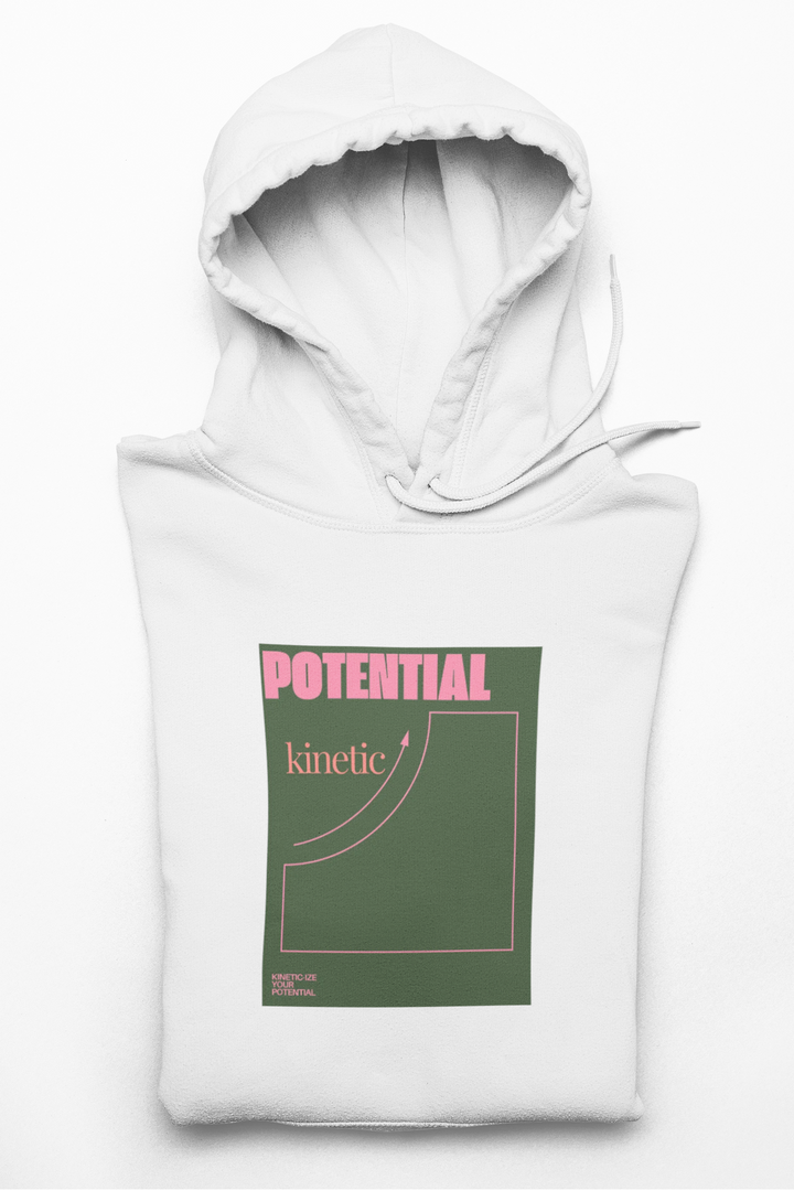 Science Pun College Hoodie - Potential Kinetic Energy